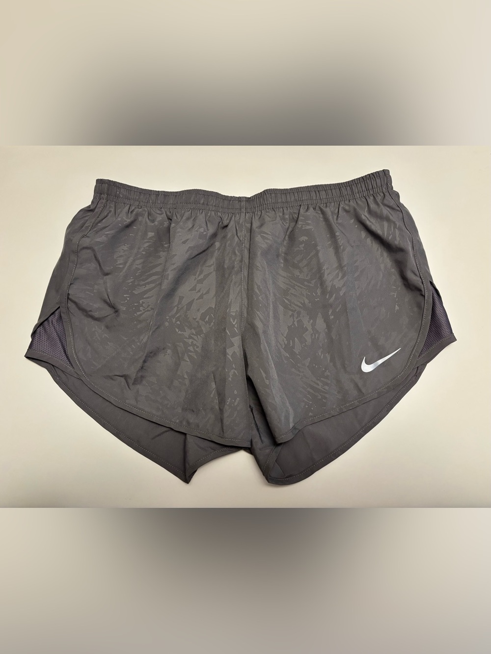 Nike Women's Gray Lined Running Shorts